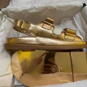 CHANEL | Shoes | Brand New Authentic Chanel Metallic Gold